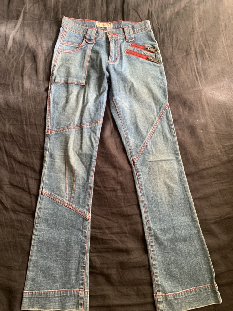 Alcolt Vintage Zipper Jeans
