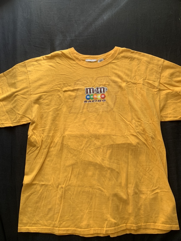 Vintage yellow m&m tee