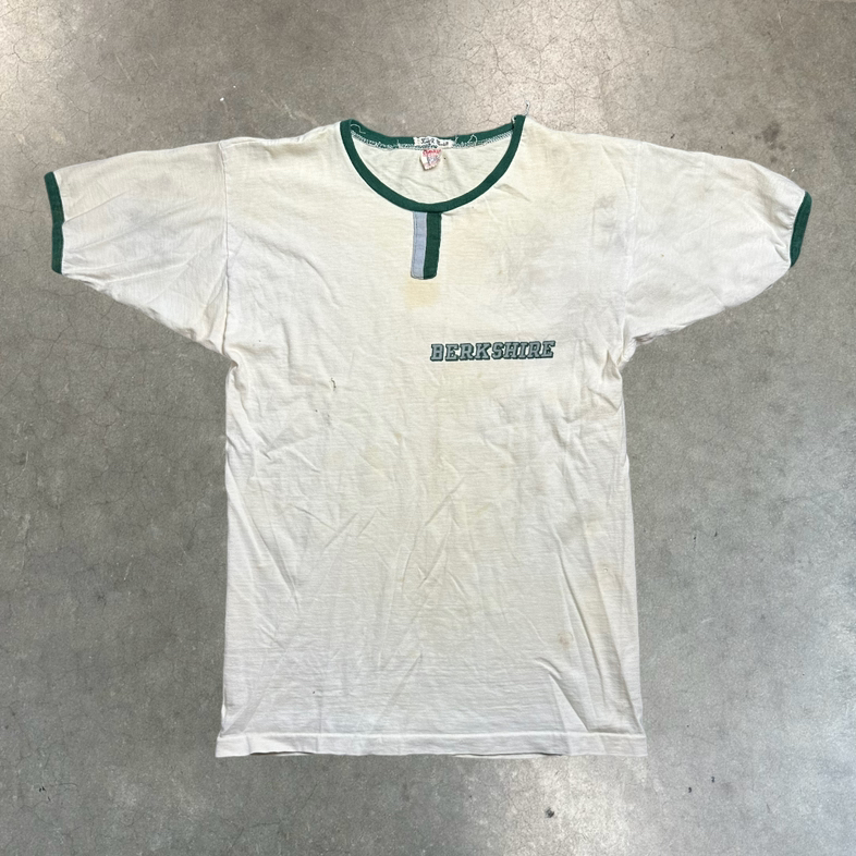 1950s champion running man college ringer tee