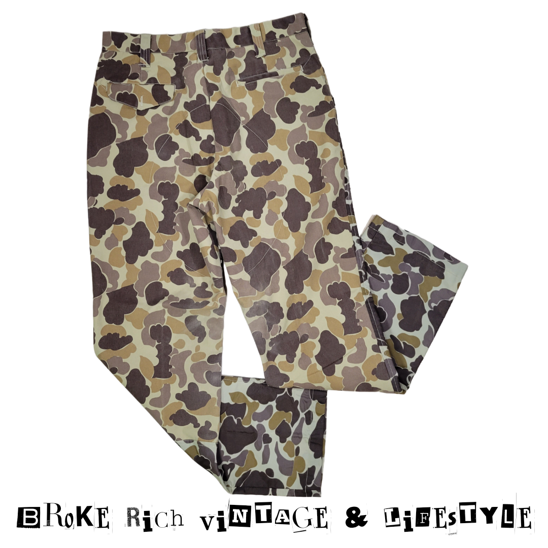 Vintage 90s Gamehide Duck Camo Pants 34×32