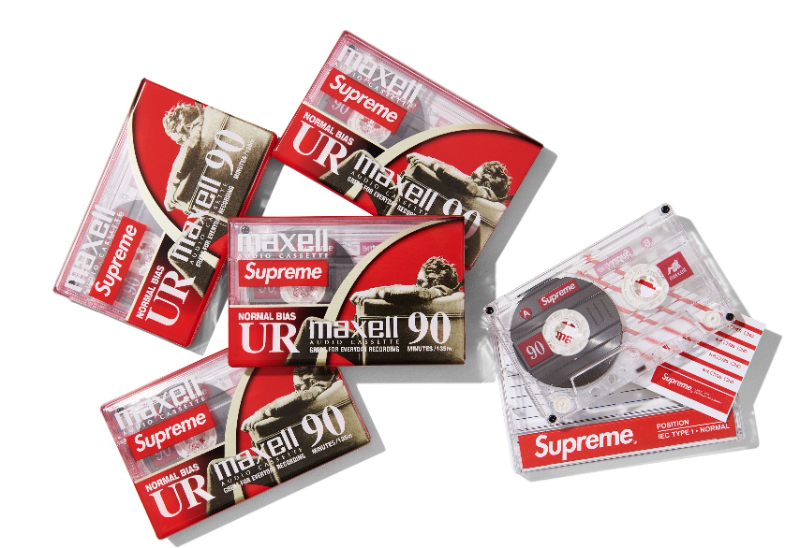 SUPREME®/MAXELL CASSETTE TAPES (5 PACK)
