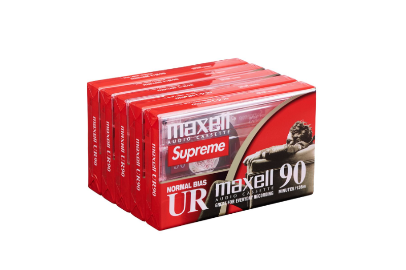 SUPREME®/MAXELL CASSETTE TAPES (5 PACK)