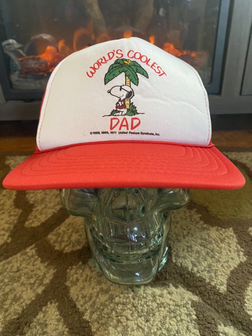Vintage Snoopy “worlds coolest dad” hat