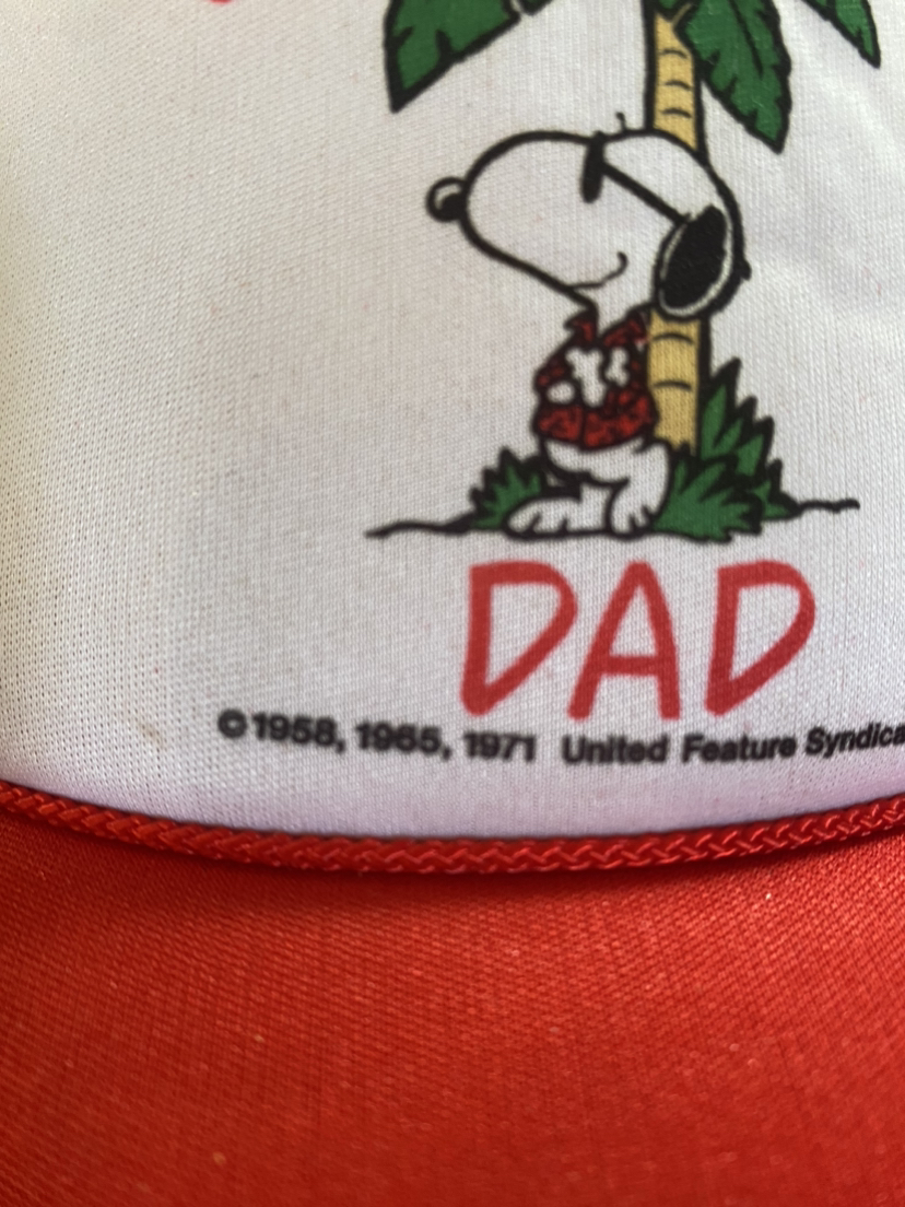 Vintage Snoopy “worlds coolest dad” hat