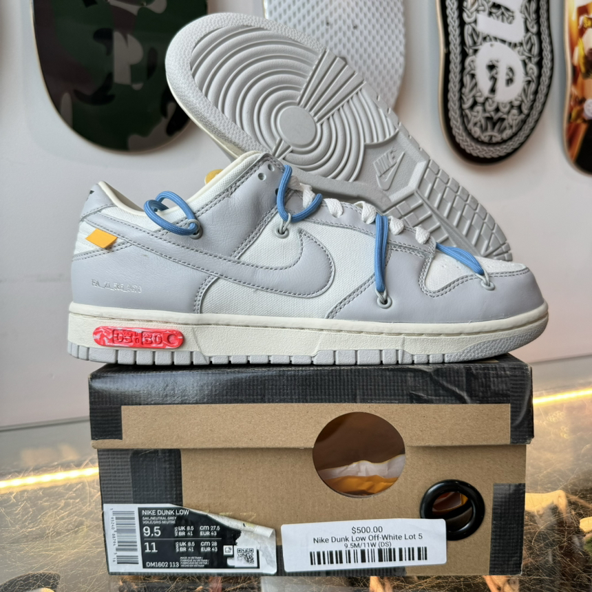 Nike Dunk Low Off-White Lot 5