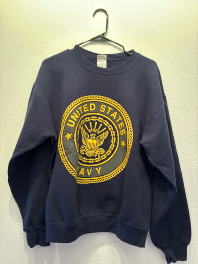Vintage blue Navy sweatshirt