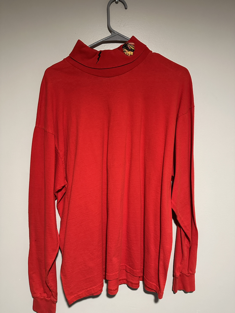 Vintage Blackhawks Pro Player Turtleneck