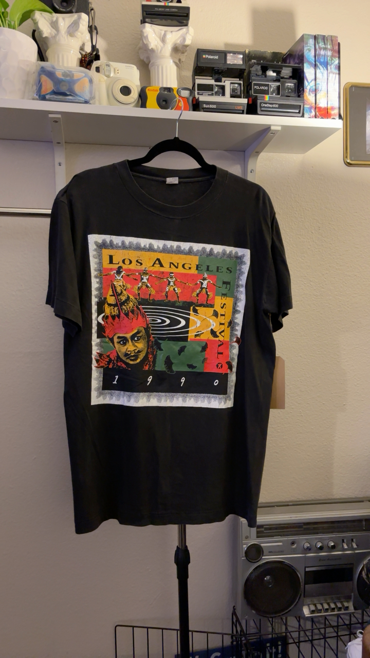 vintage 90’s single stitch la film fest t-shirt