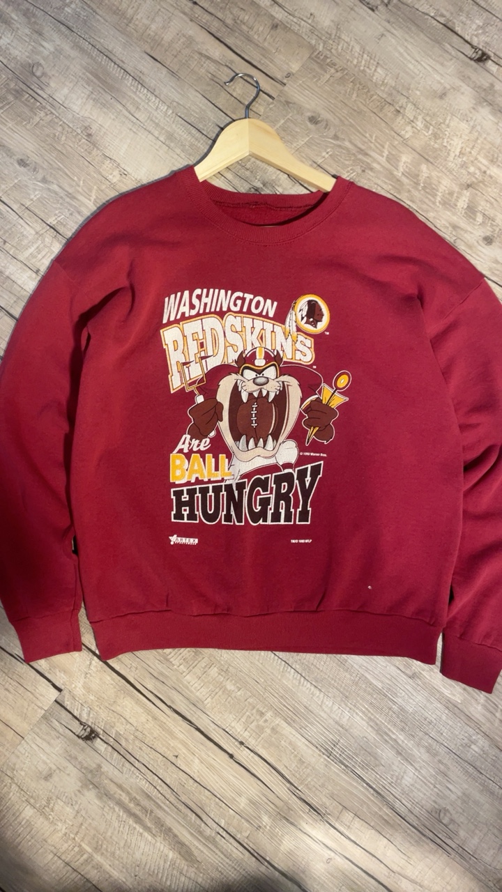 Taz Redskins crewneck