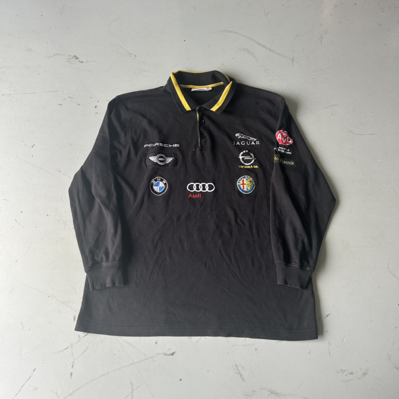 Vintage AvD Car Grand Prix Polo L/S Shirt