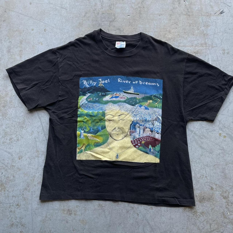 Vintage 1993 Billy Joel River of Dreams Tour Tee
