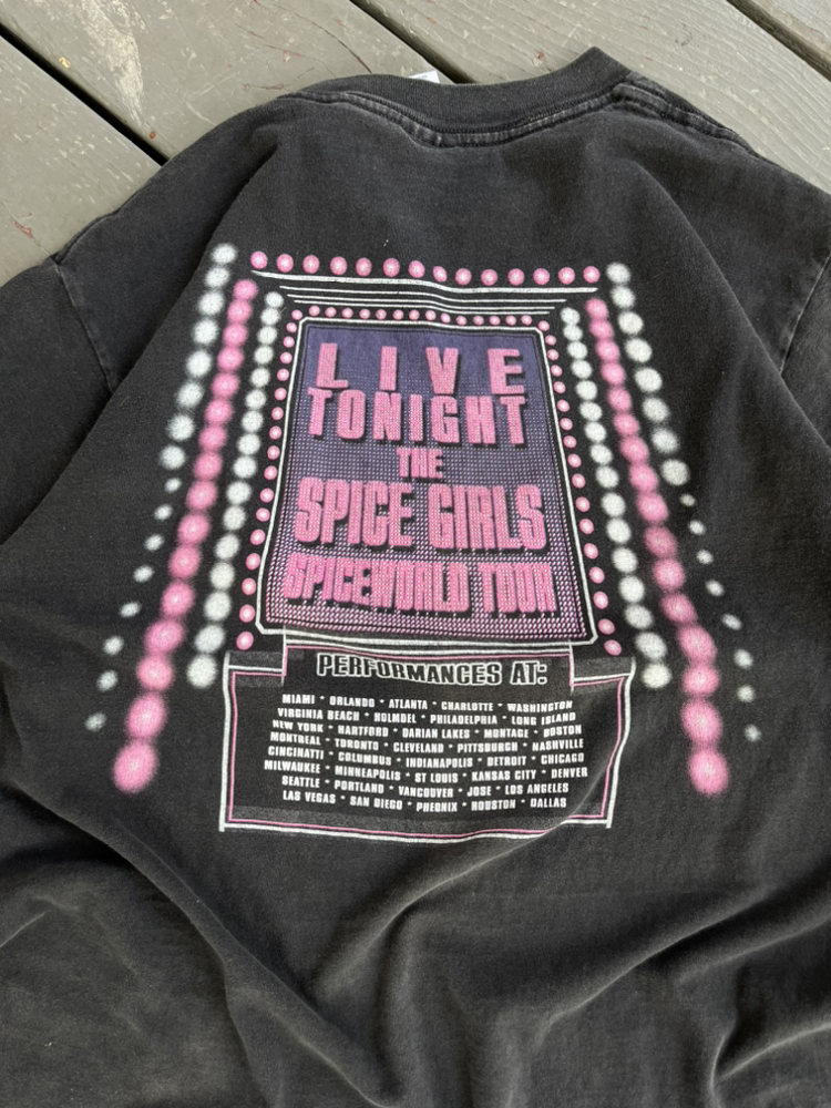 Spice Girls 1998 Spice World Tour Vintage T-Shirt.