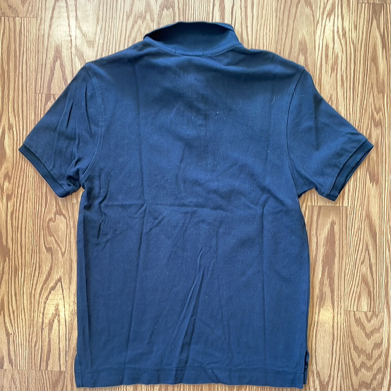 Vintage Leather Patch Polo L