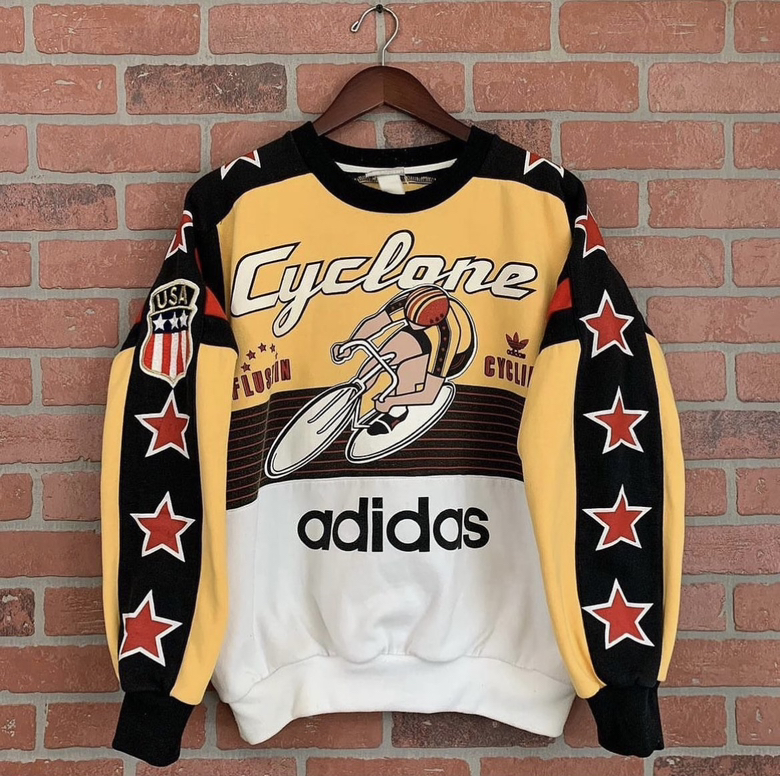Vintage 80s Adidas Cyclone Crewneck