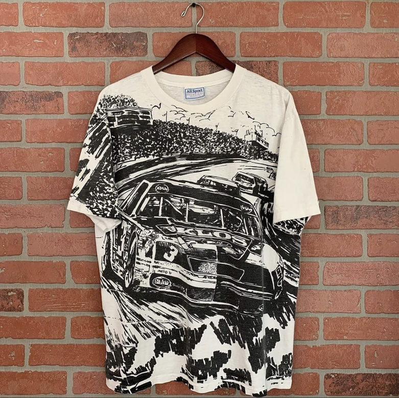 Vintage AOP Nascar Tee