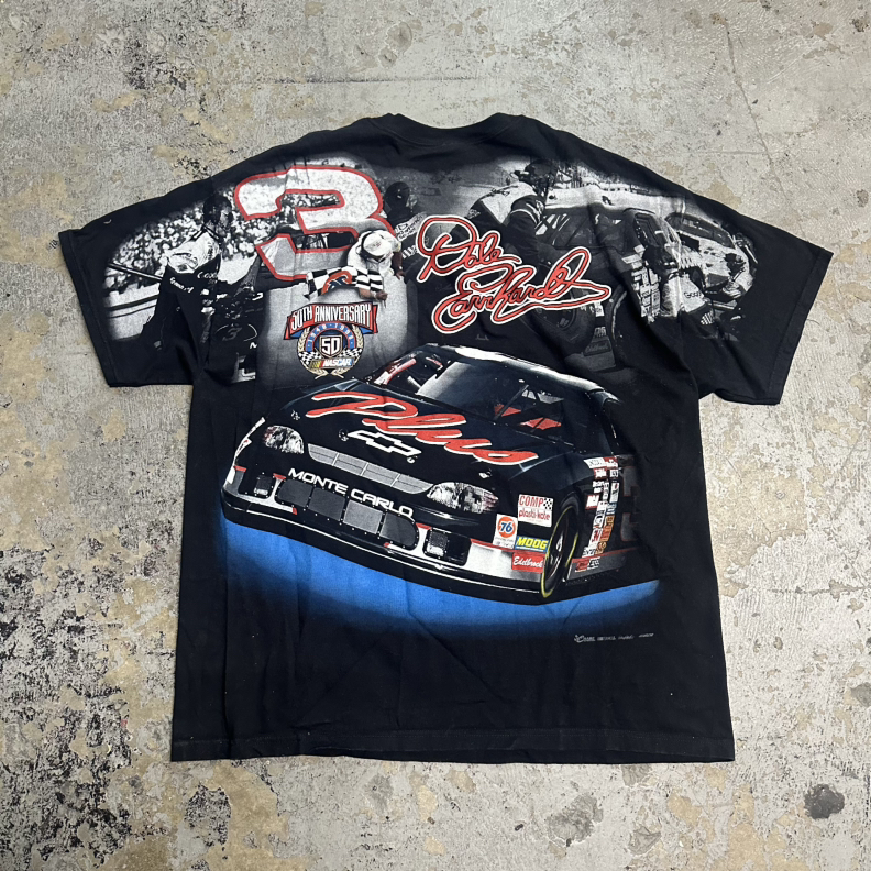 Vintage 1998 Dale Earnhardt Big Face AOP Tee