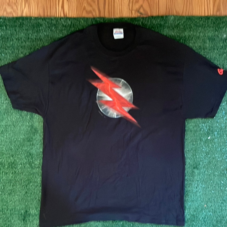 Y2K Flash Graphitti Heavy Shirt XL