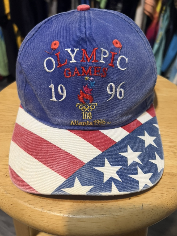 Vintage Drew Pearson 1996 Alanta Olympics SnapBack Hat
