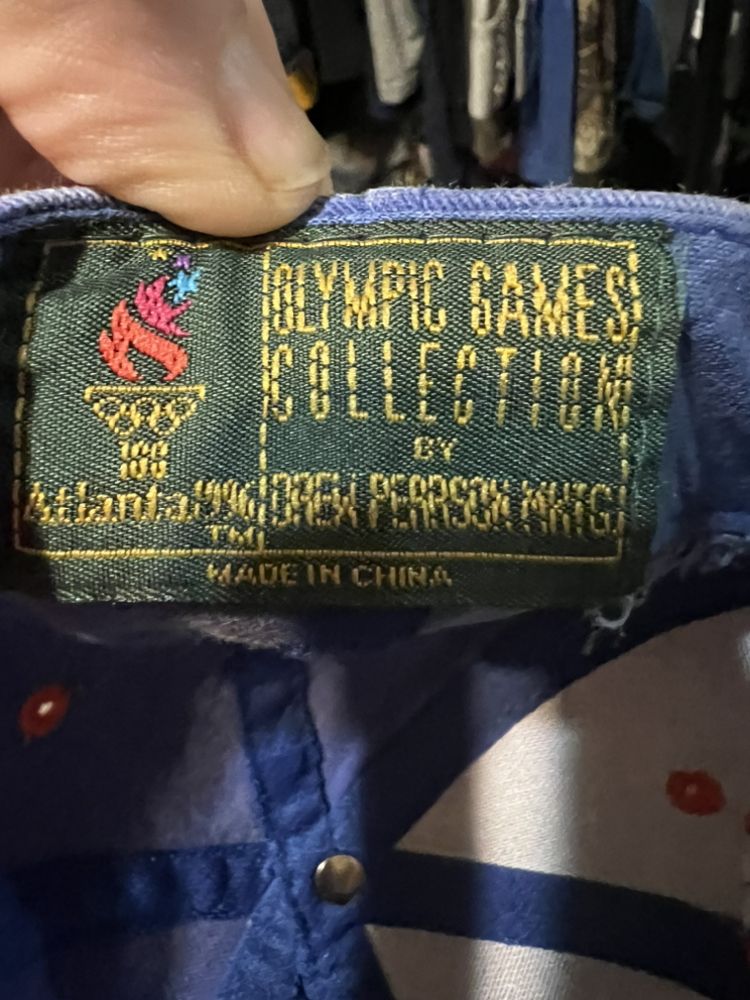 Vintage Drew Pearson 1996 Alanta Olympics SnapBack Hat