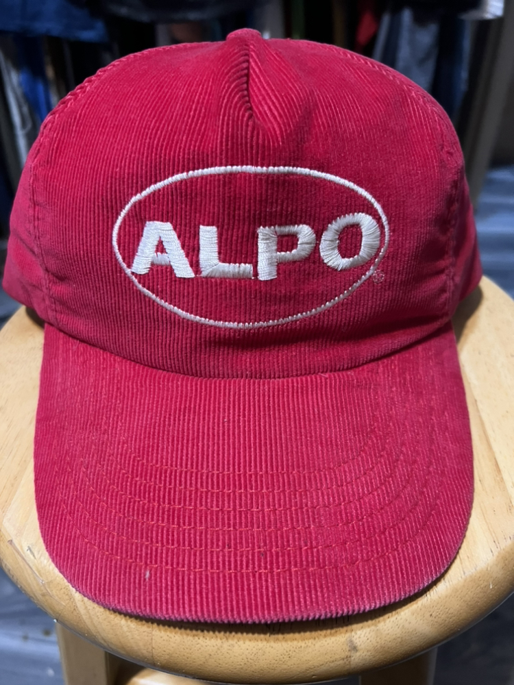 Vintage Alpo Corduroy Made in the USA SnapBack Hat