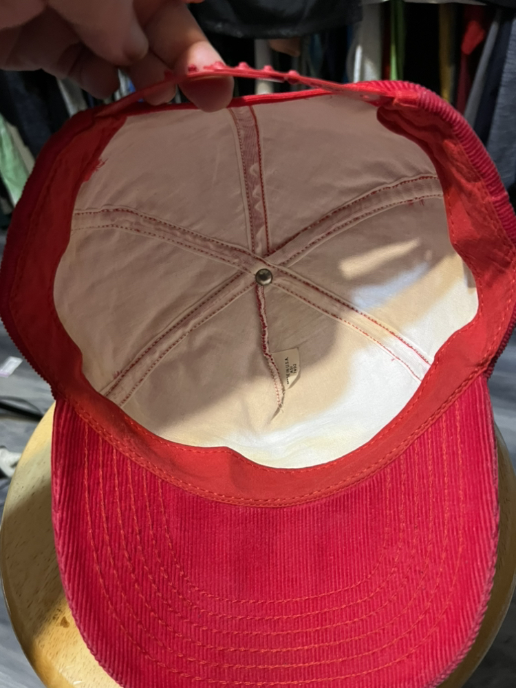 Vintage Alpo Corduroy Made in the USA SnapBack Hat