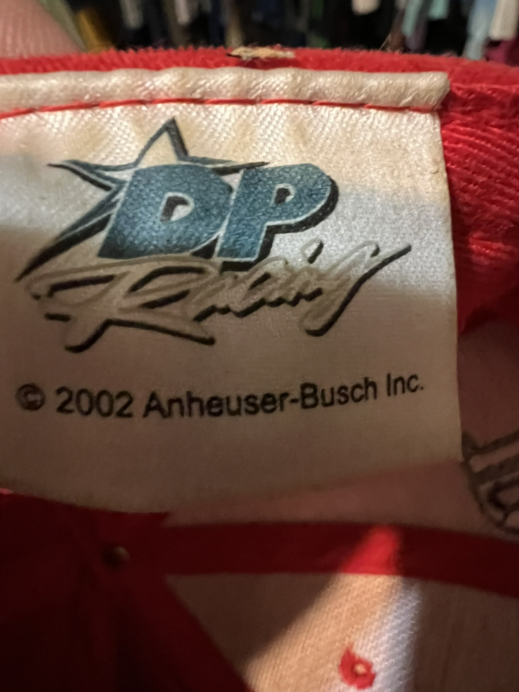 Vintage Drew Pearson Bud Racing Fitted Hat