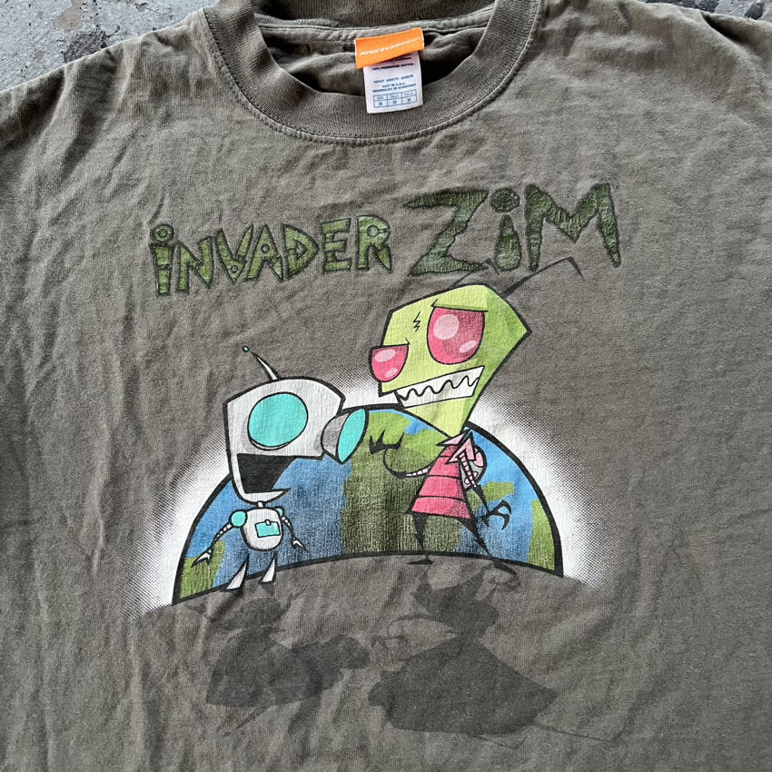 Y2K Invader Zim Promo T Shirt