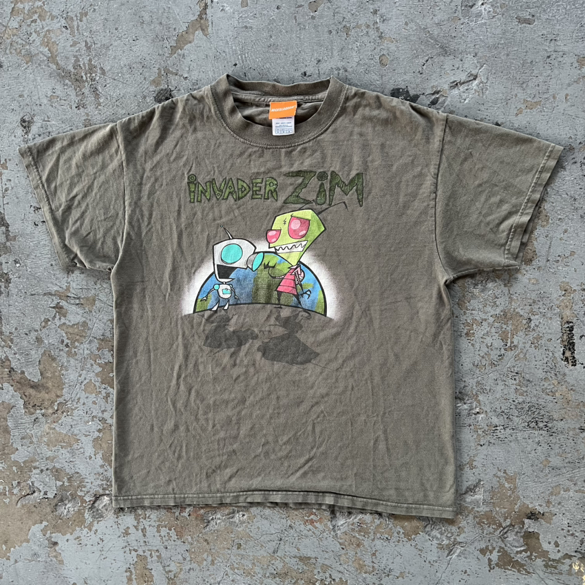 Y2K Invader Zim Promo T Shirt