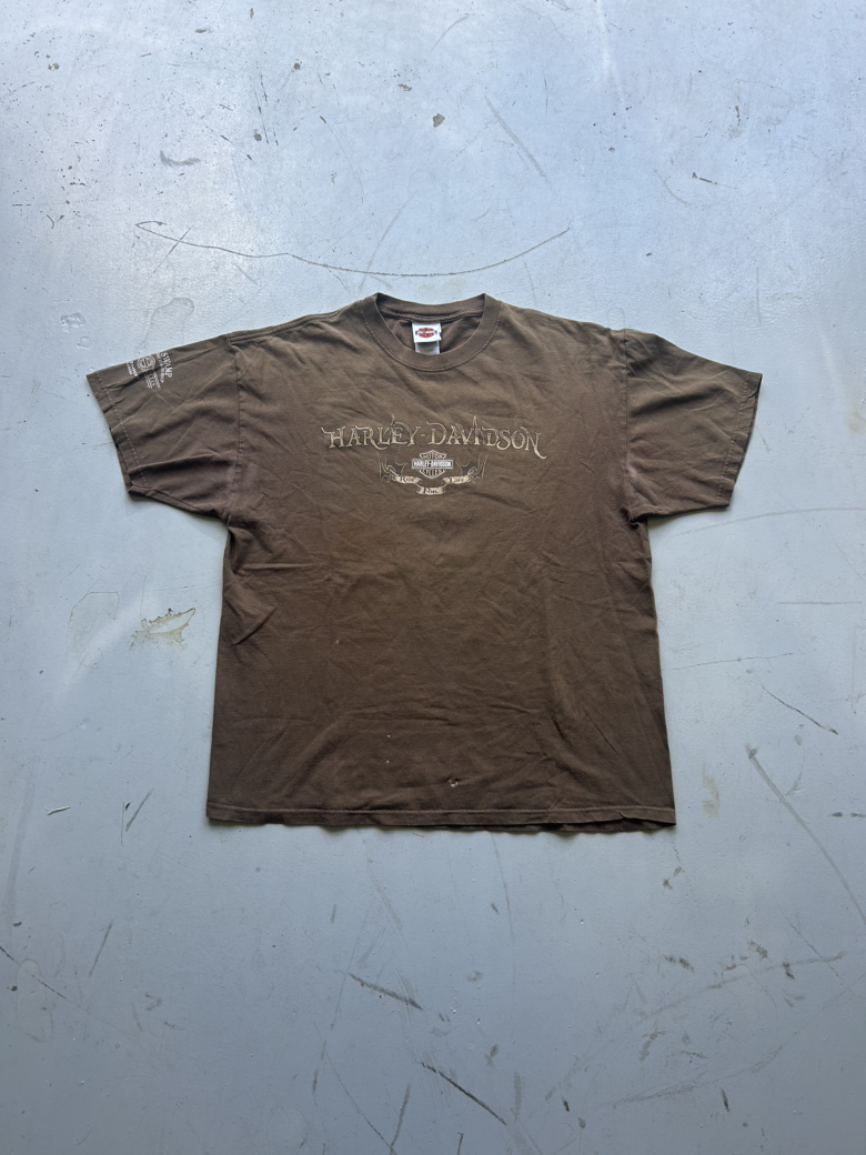 Vintage Harley Davidson Tee Brown