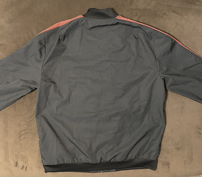 Adidas Juventus Anthem Bomber Jacket DX9210 Black Pink Turbo Mens Size Medium