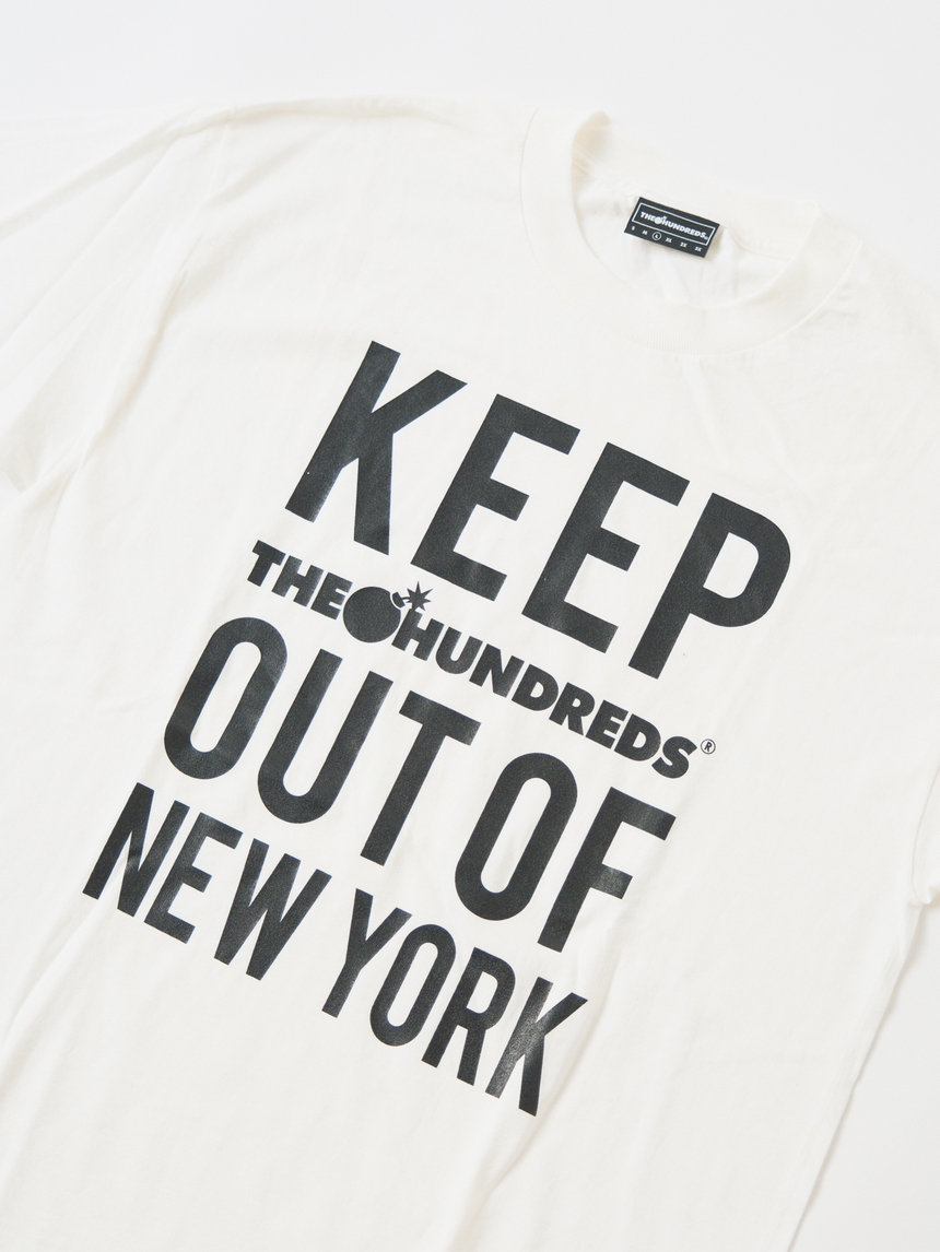 SZ L The Hundreds Keep Out of NY T-Shirt