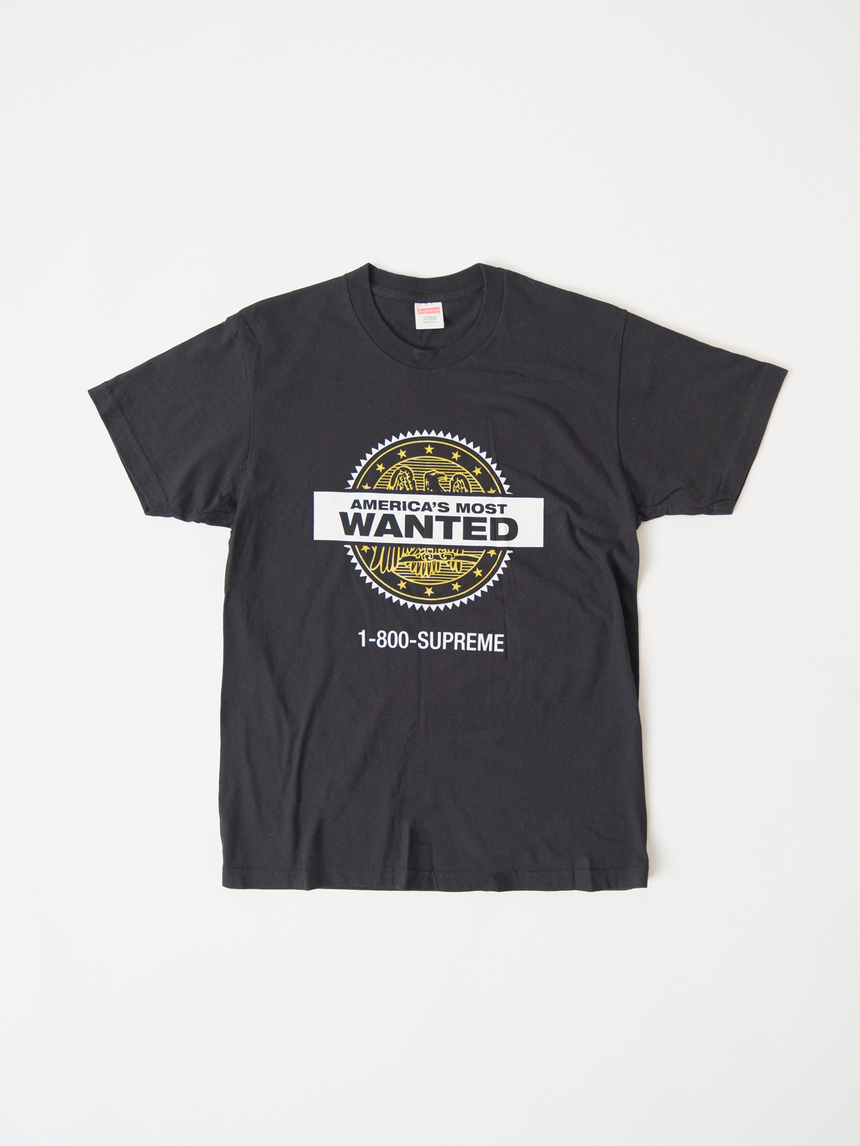 SZ L FW14 Supreme Americas Most Wanted T-Shirt