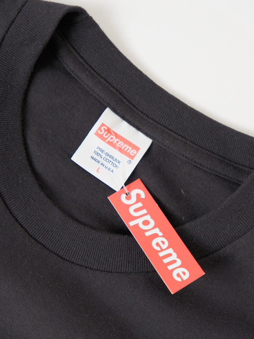 SZ L FW16 Supreme x CNN T-Shirt Black