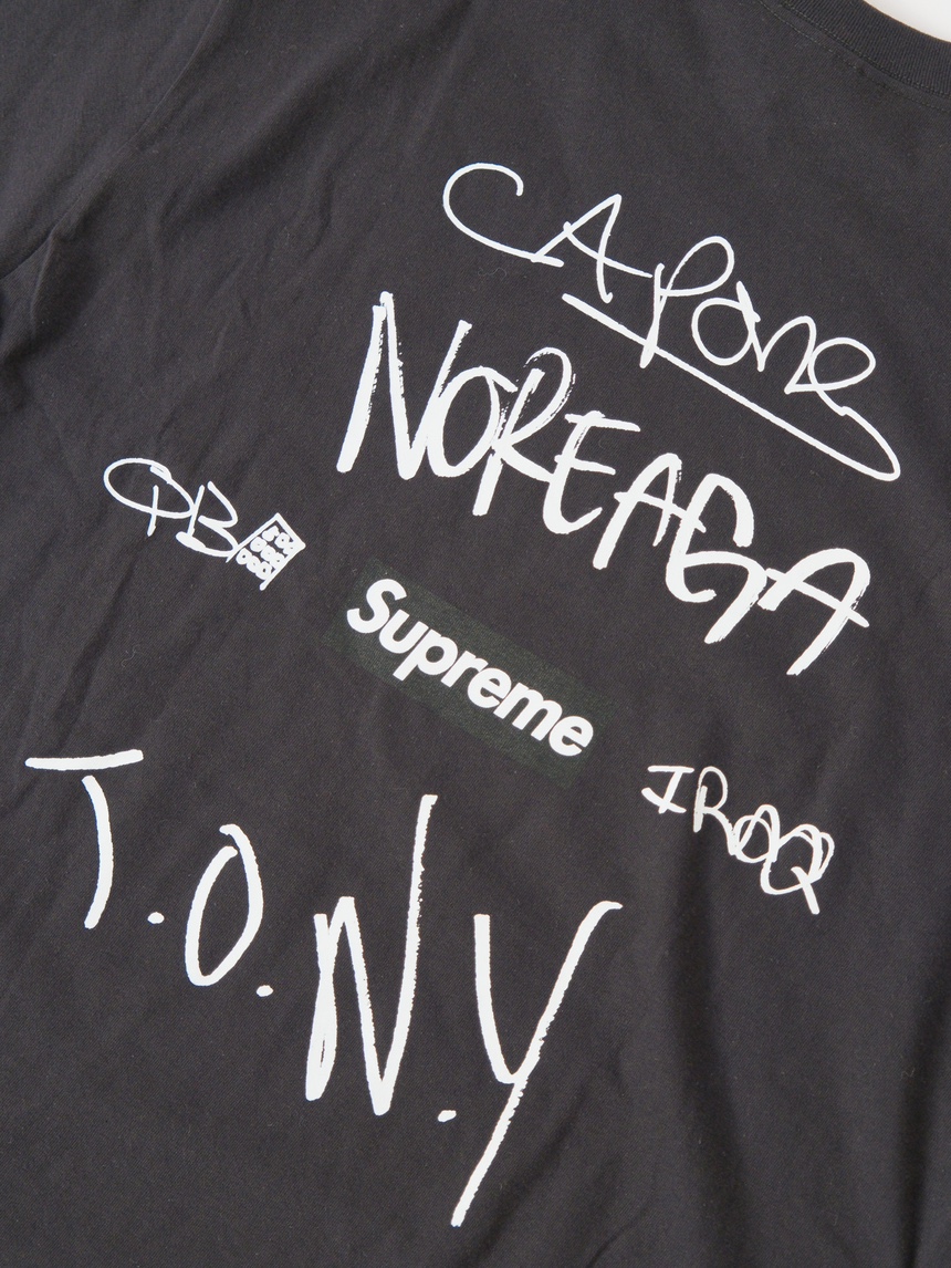 SZ L FW16 Supreme x CNN T-Shirt Black