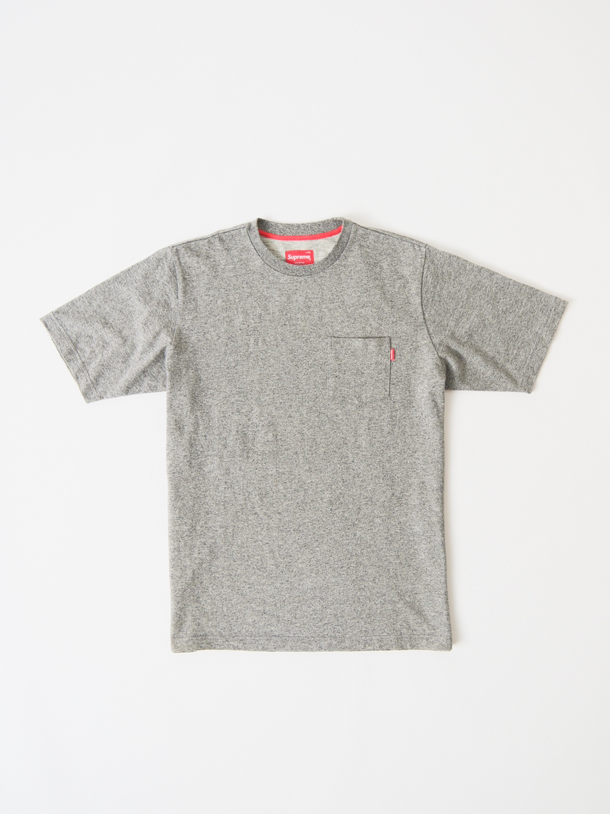 SZ L Supreme Heather Pocket Shirt