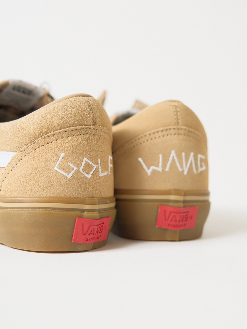 SZ 6.5 Golf Wang Syndicate Vans Camel Gum