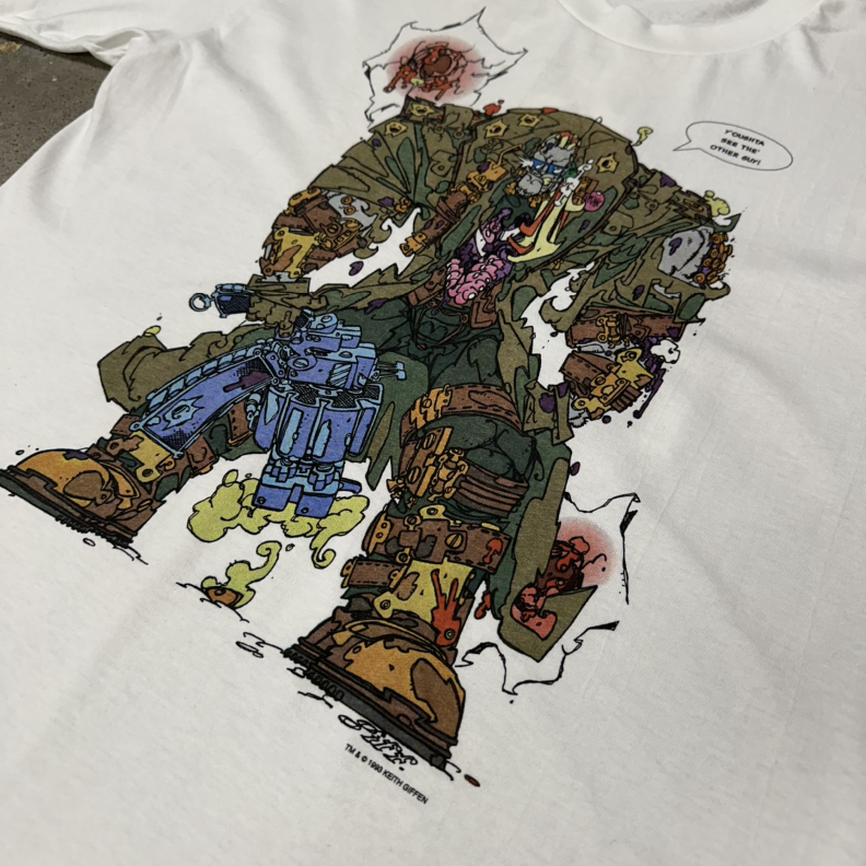 Vintage 1993 Keith Giffen Comic Art Front & Back Shirt
