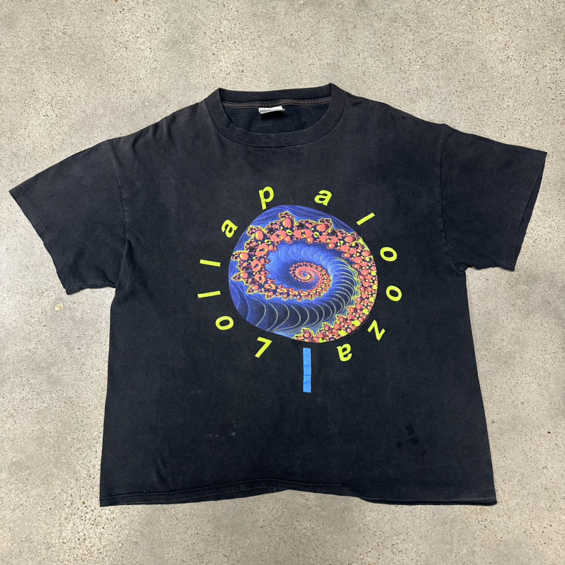 Vintage 1991 Lollapalooza Fractal Shirt