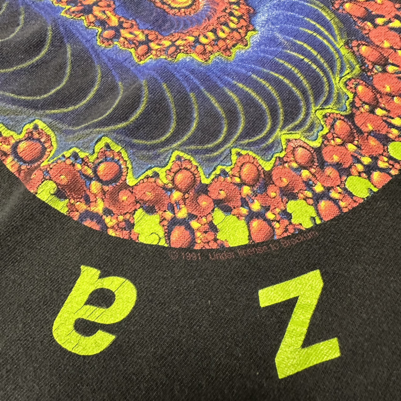 Vintage 1991 Lollapalooza Fractal Shirt