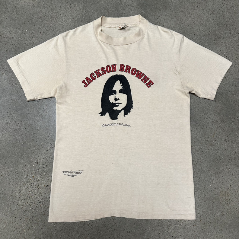 Vintage 1980 Jackson Browne LA California Shirt