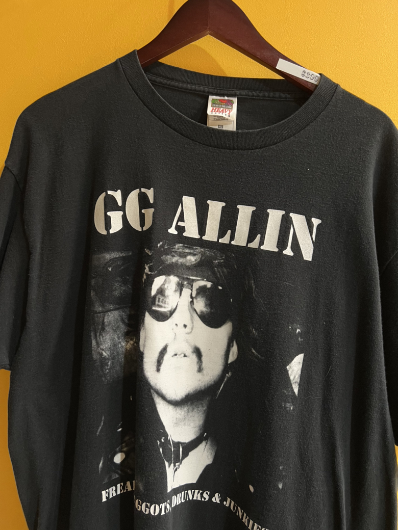 LATE 90s GG Allin Shirt
