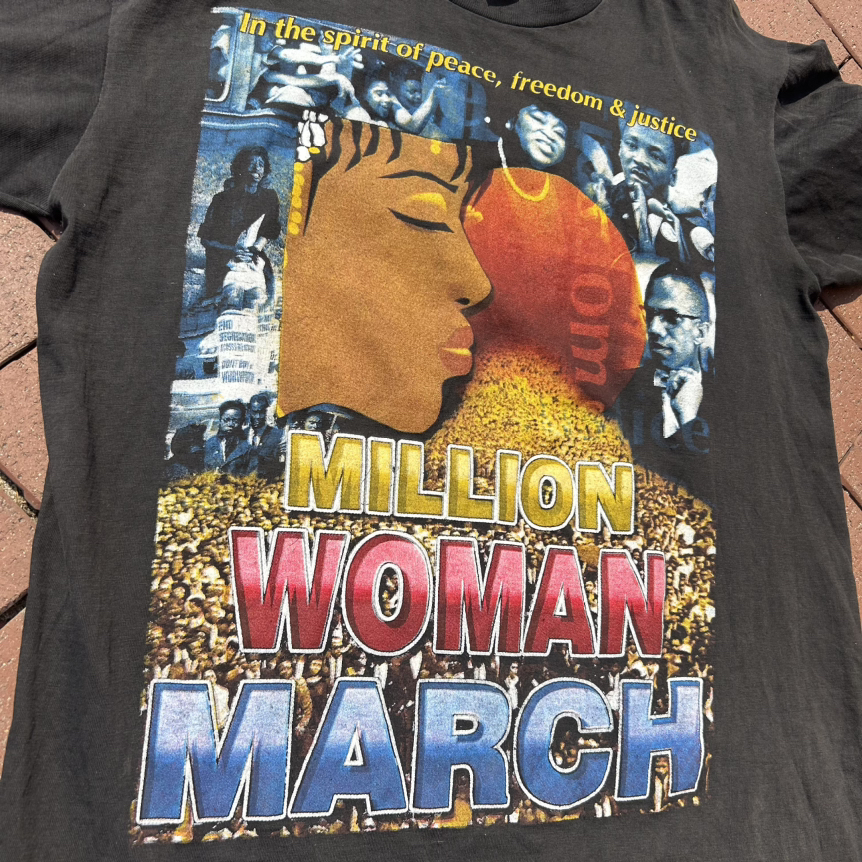 1997 MILLION WOMANS MARCH RAP TEE