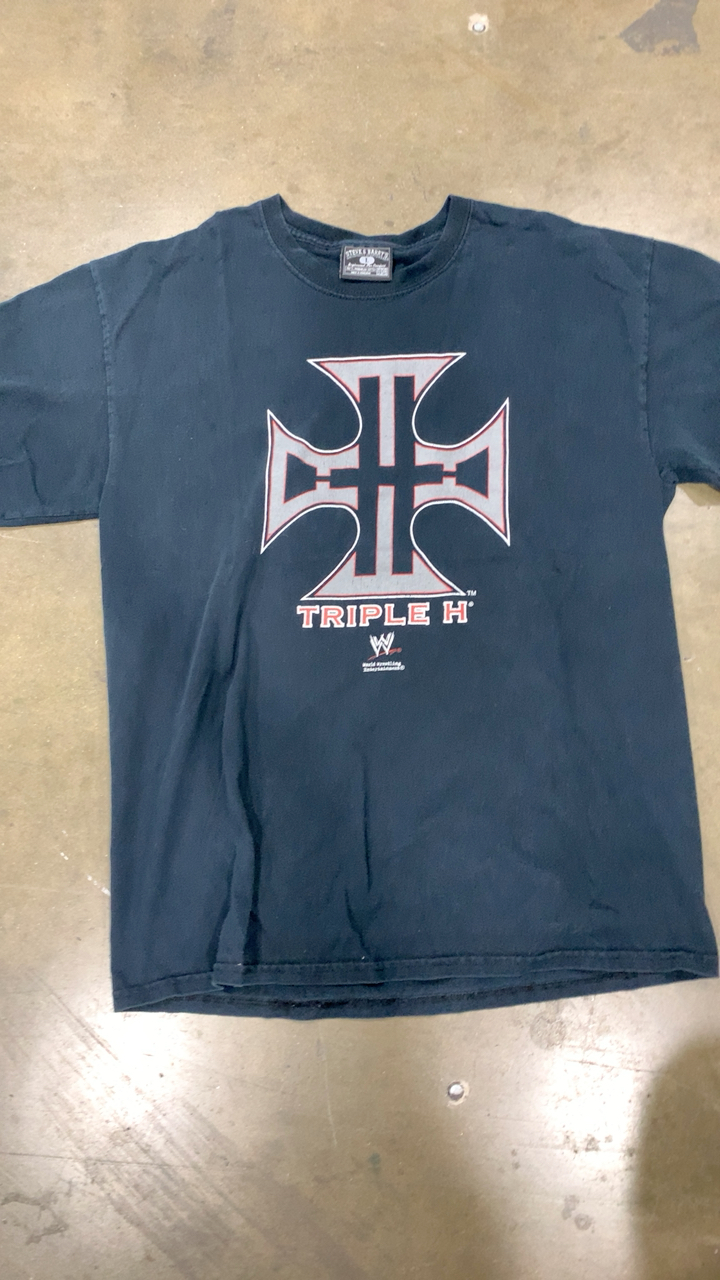 2000s Triple H World Wrestling tee