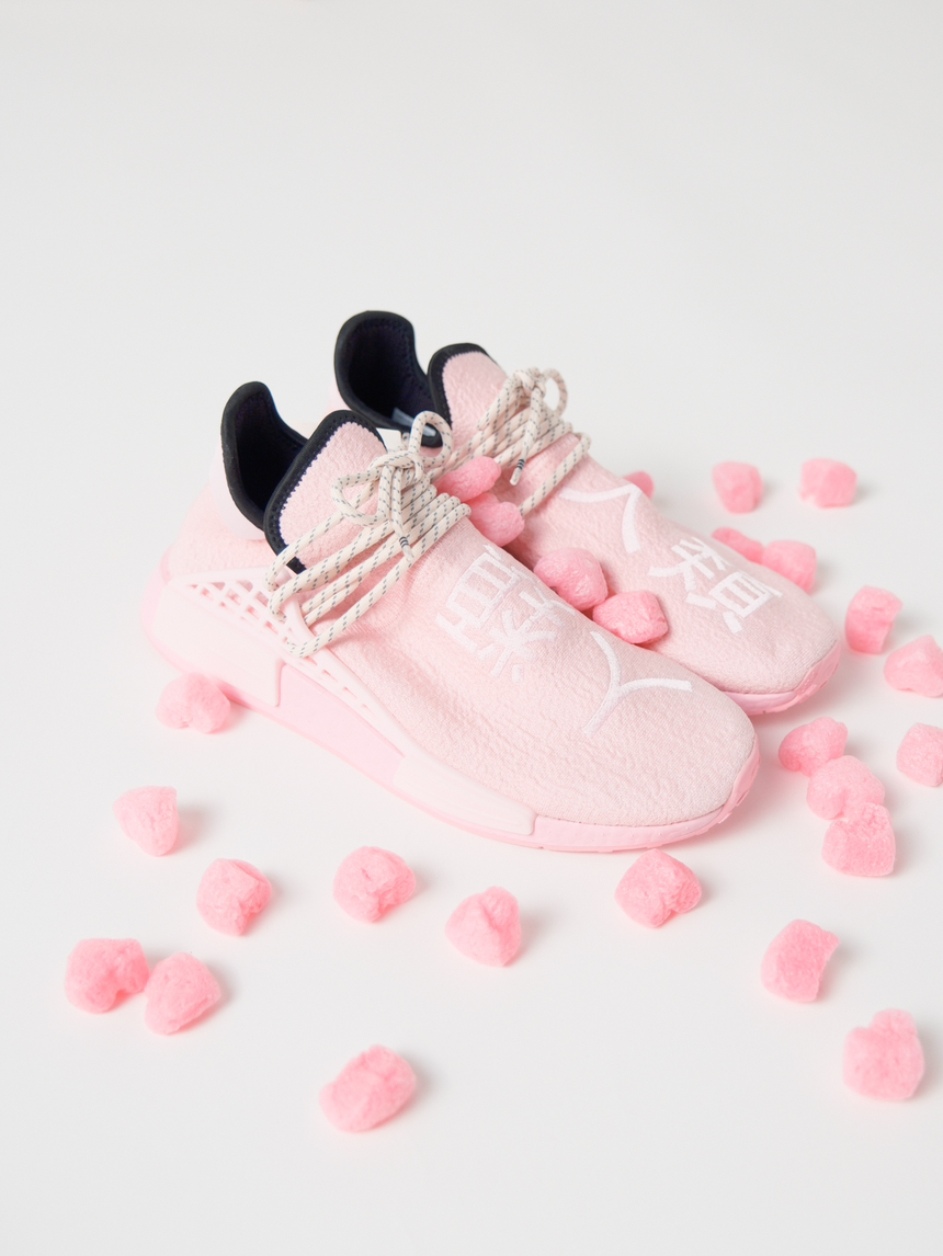SZ 10.5 Pharrell x Adidas NMD Hu Sample Pink