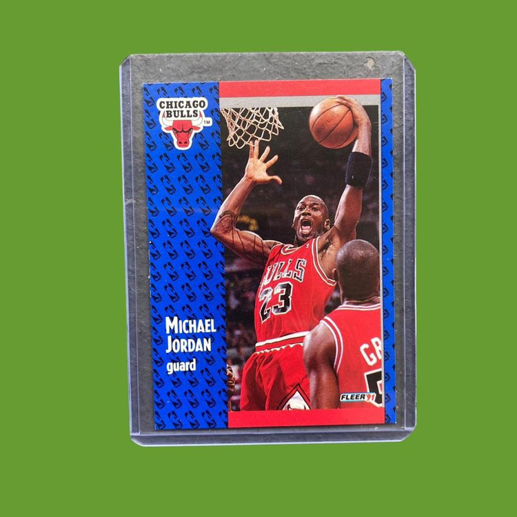 Michael Jordan Vintage 90's Chicago Bulls NBA Basketball Trading Card - ezze