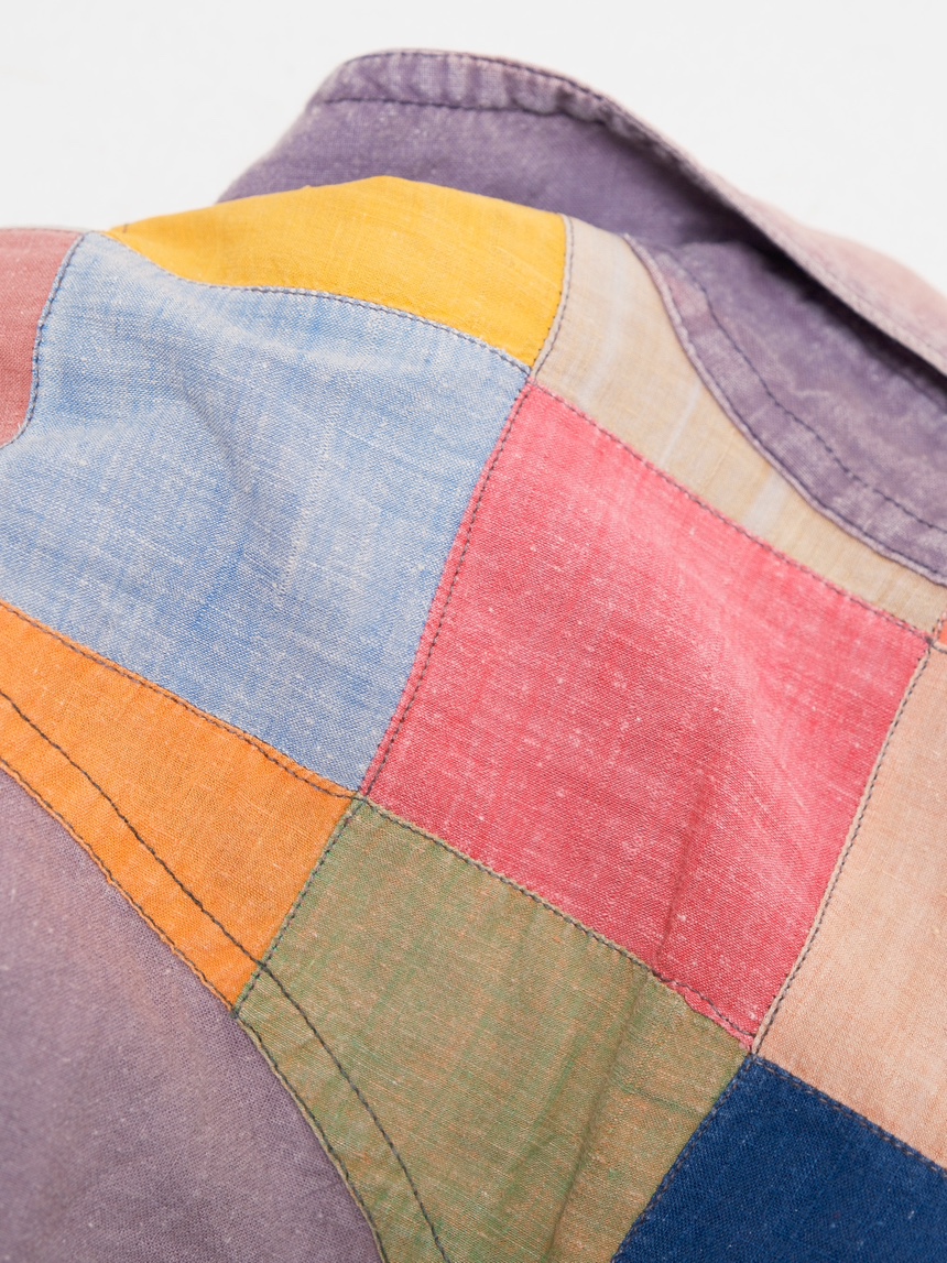 SZ L VTG Multi Color Long Sleeve Made in India