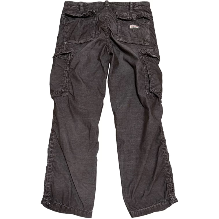 True Religion Vintage Y2K Brown Corduroy Cargo Pants