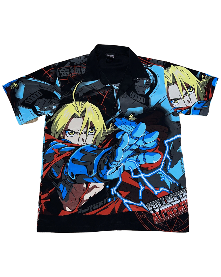 Vintage 2003 Fullmetal Alchemist All Over Print Shirt