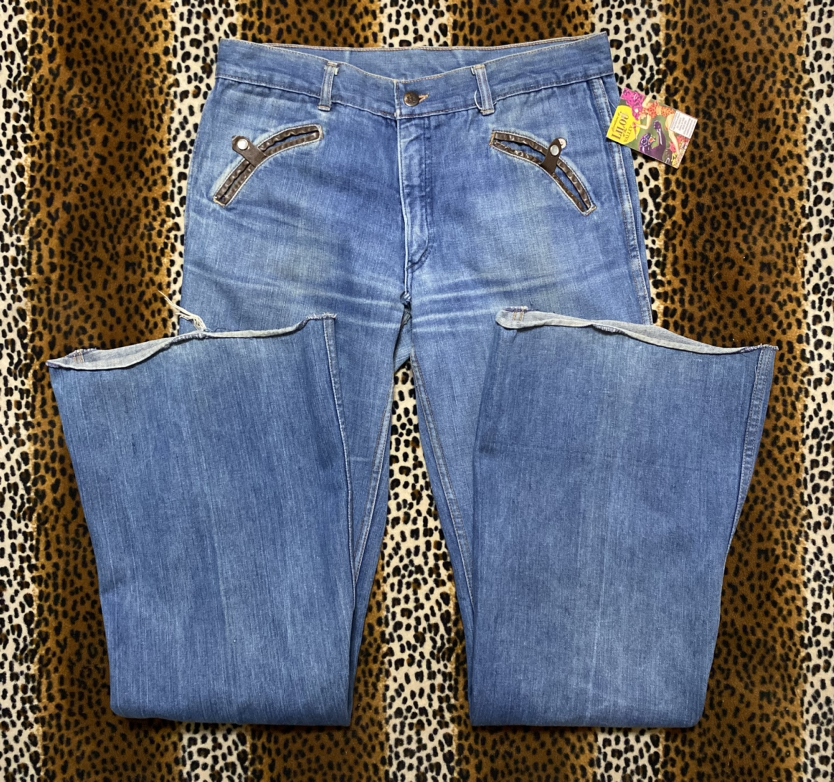 1970s on Time Mens BeLLs/FLares Jeans