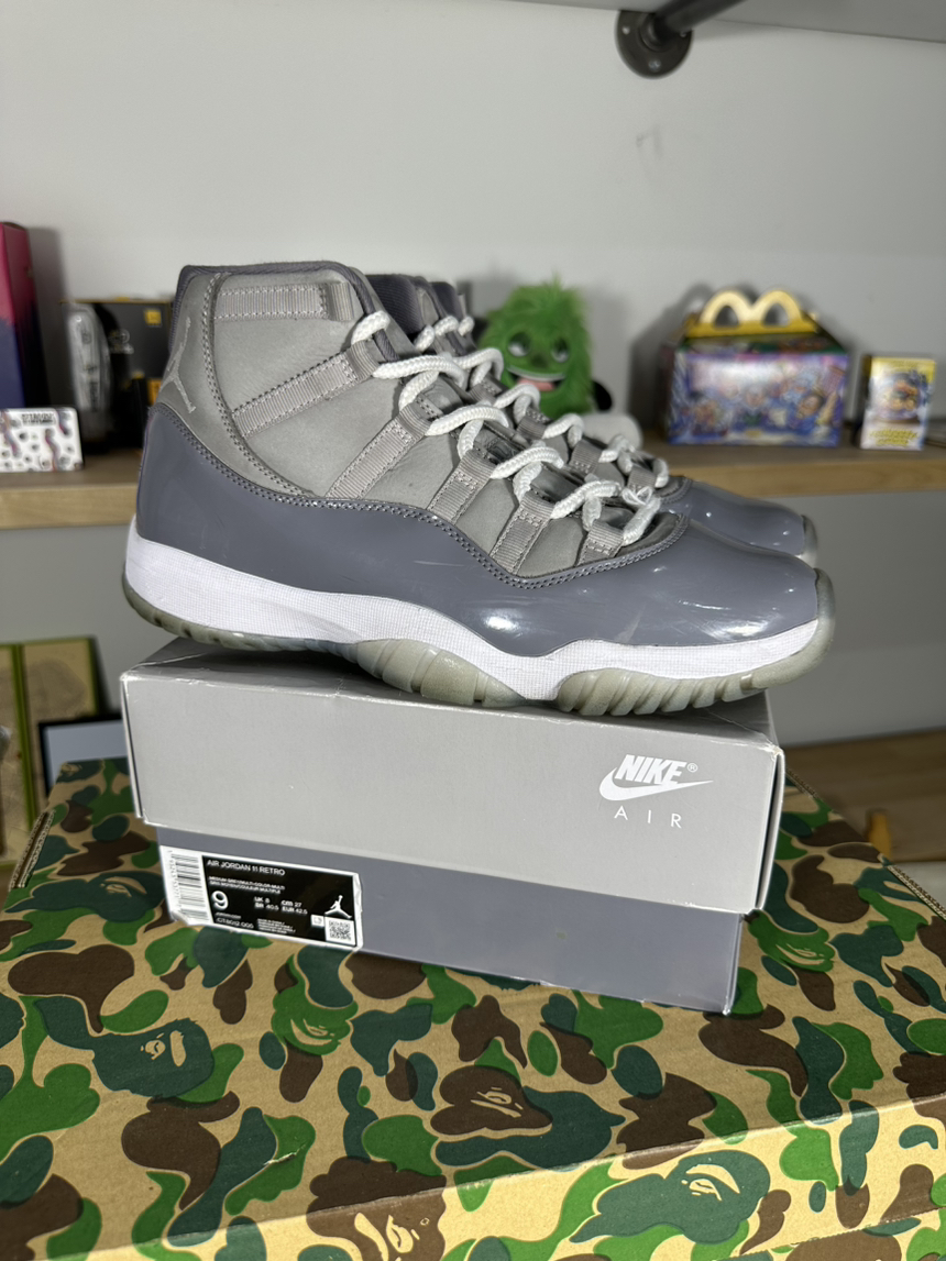 SZ 9 AJ 11 Cool Grey